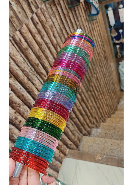 Multicolour Jelly Glass Bangles Set Best Wholesale Shop In Surat